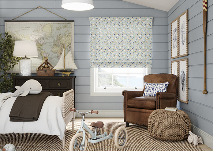 Whaley Great, Big Splash Shore - Twist&Fit Roman Blind - Image 3